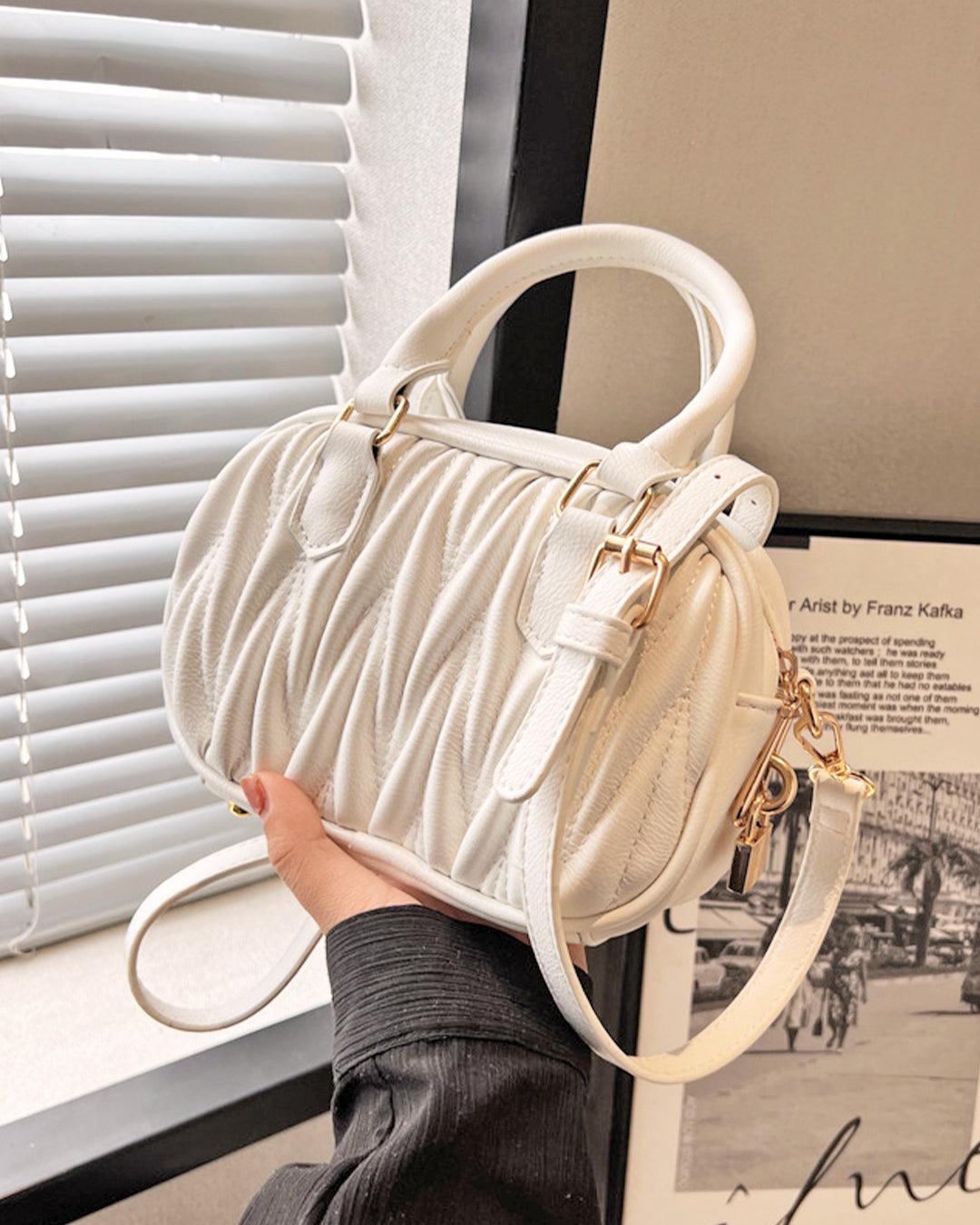 マトラッセスクエア型2wayバッグ PRCL906045