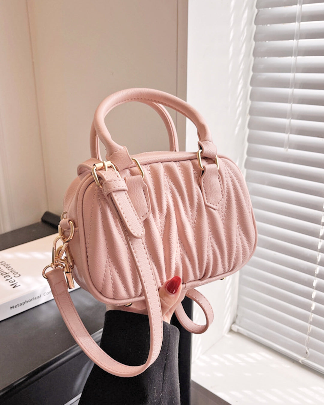 マトラッセスクエア型2wayバッグ PRCL906045