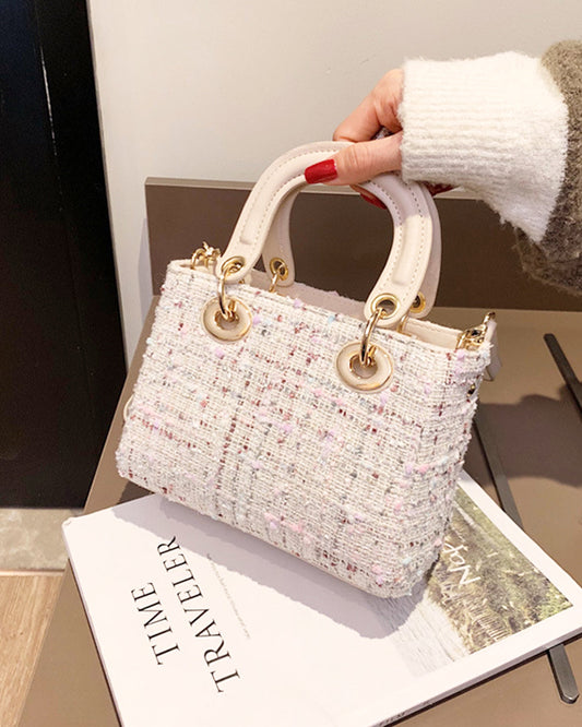 ツイードスクエアバッグ PRCL906203