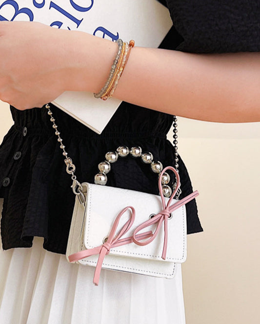 ボールハンドルリボン付きマイクロバッグ PRCL906081