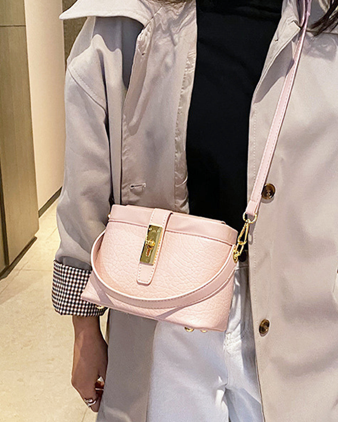 2wayワンハンドルソフトレザーバッグ PRCL906133