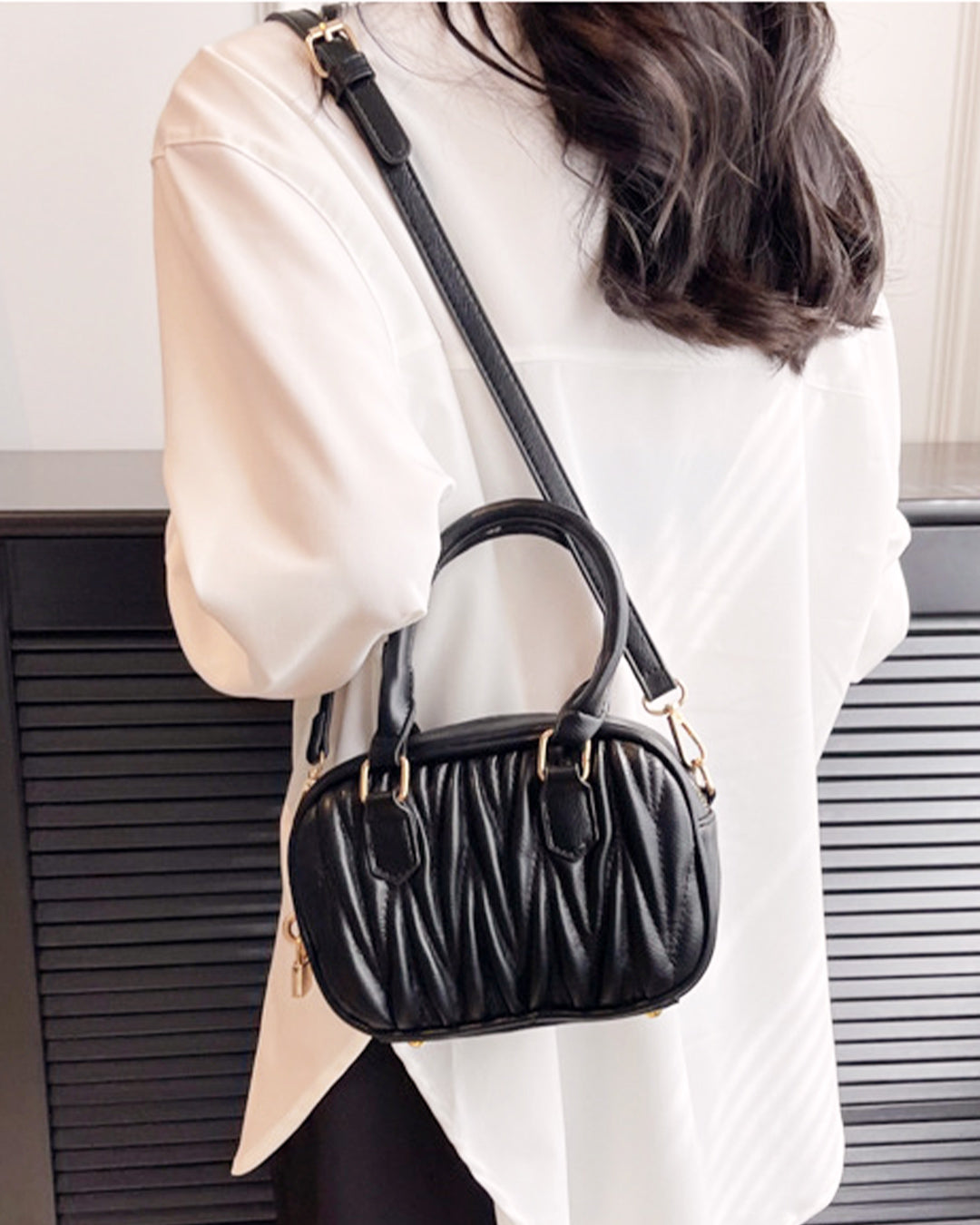 マトラッセスクエア型2wayバッグ PRCL906045