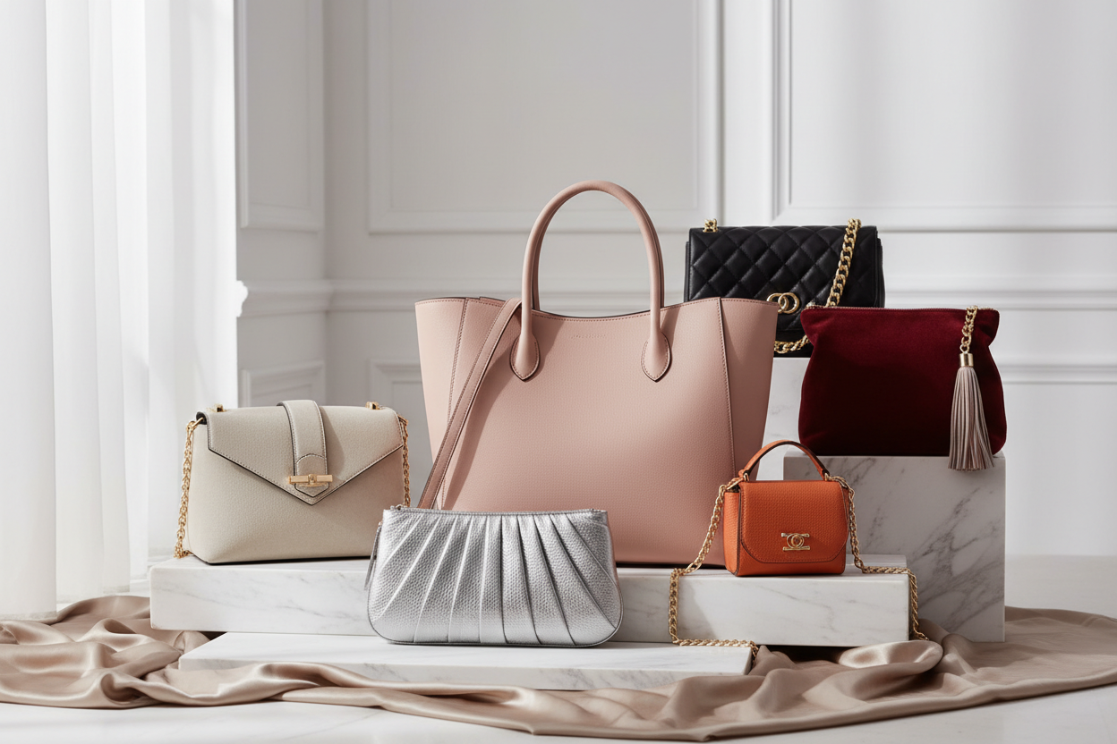 生成多个包包的时尚感的图